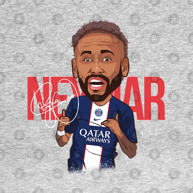 Neymar PSG by portraiteam